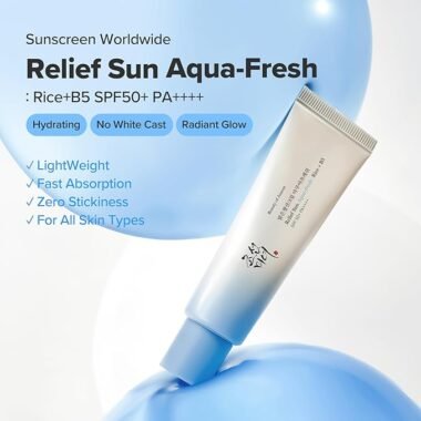 [Beauty of Joseon] Relief Sun Aqua-fresh Rice+B5 (SPF50+ PA++++) 50ml x 2ea